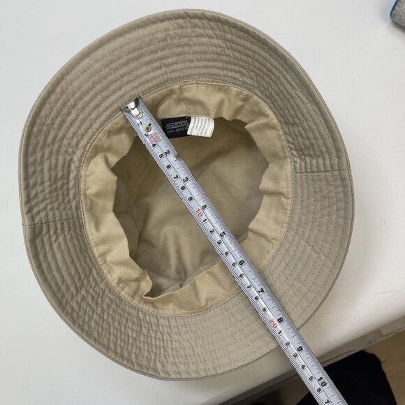Y2K Ganka Gear Tech Sun Bucket Hat Beige / Green Sz M* Fishing / Outdoor - Picture 9 of 11